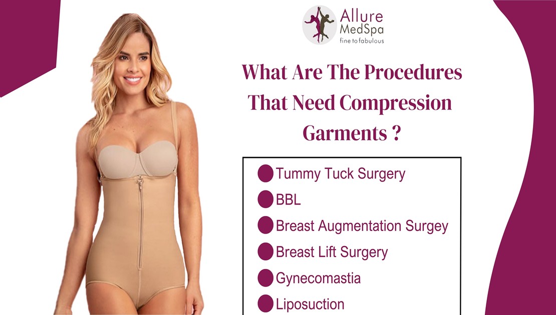 medical compression garment after tummy tuck & liposuction surgery
